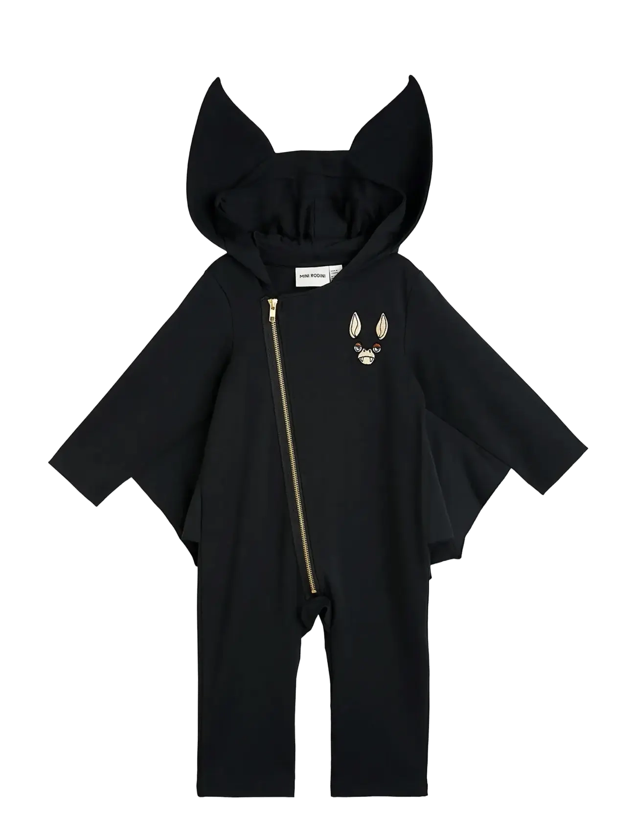 Mini Rodini Bat sleeve onesie - 4 for 3 - BLACK / black