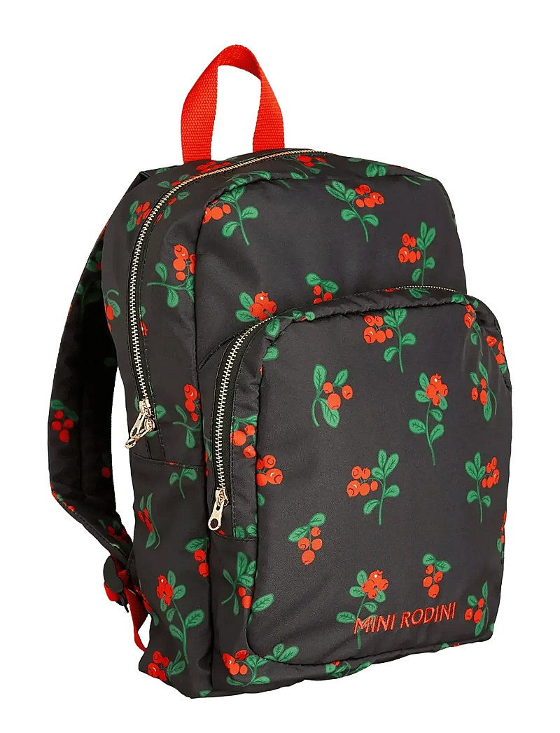 Mini Rodini - Lingonberries aop backpack - sacs a dos - black - 0