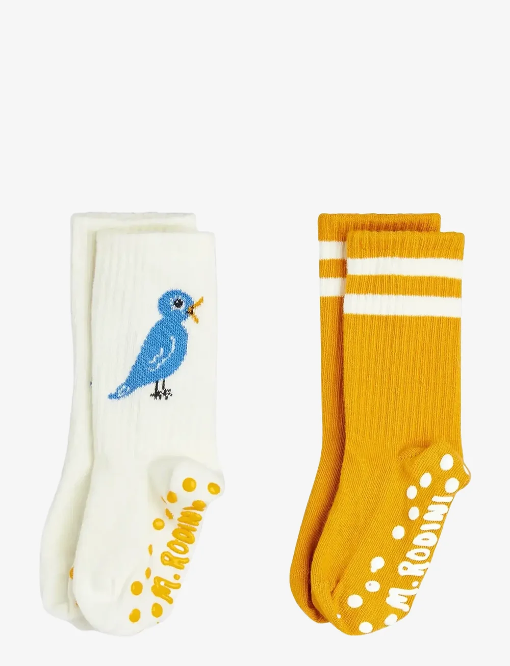 Mini Rodini - Bird 2-pack anti-slip socks - strümpfe - multi - 0
