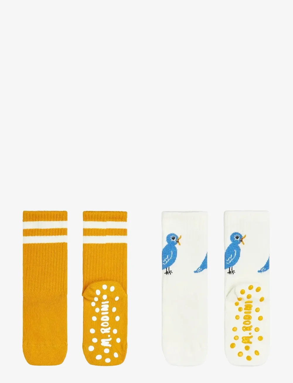 Mini Rodini - Bird 2-pack anti-slip socks - strümpfe - multi - 1