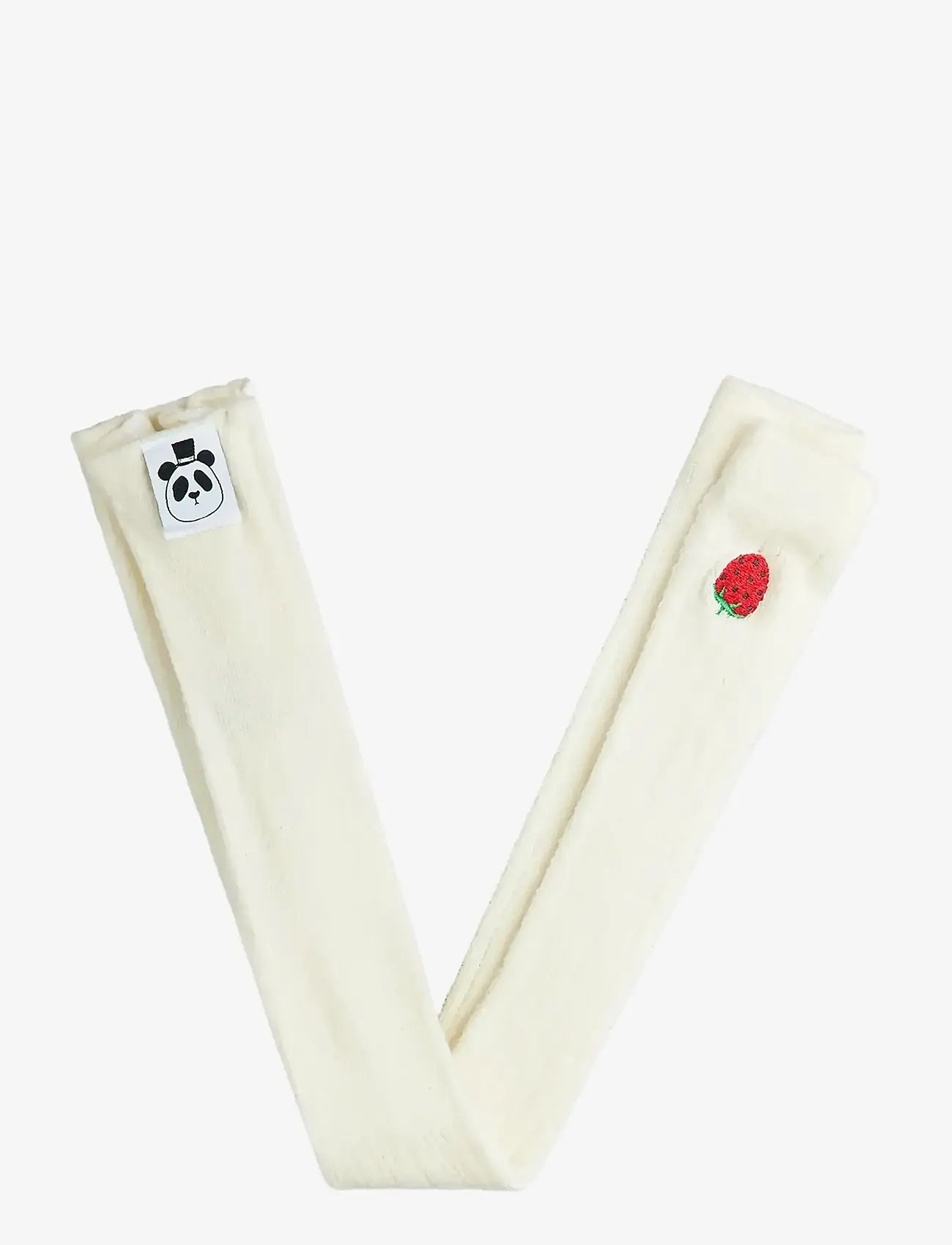 Mini Rodini - Strawberry pointelle leggings 1-pack - retuusid - white - 0