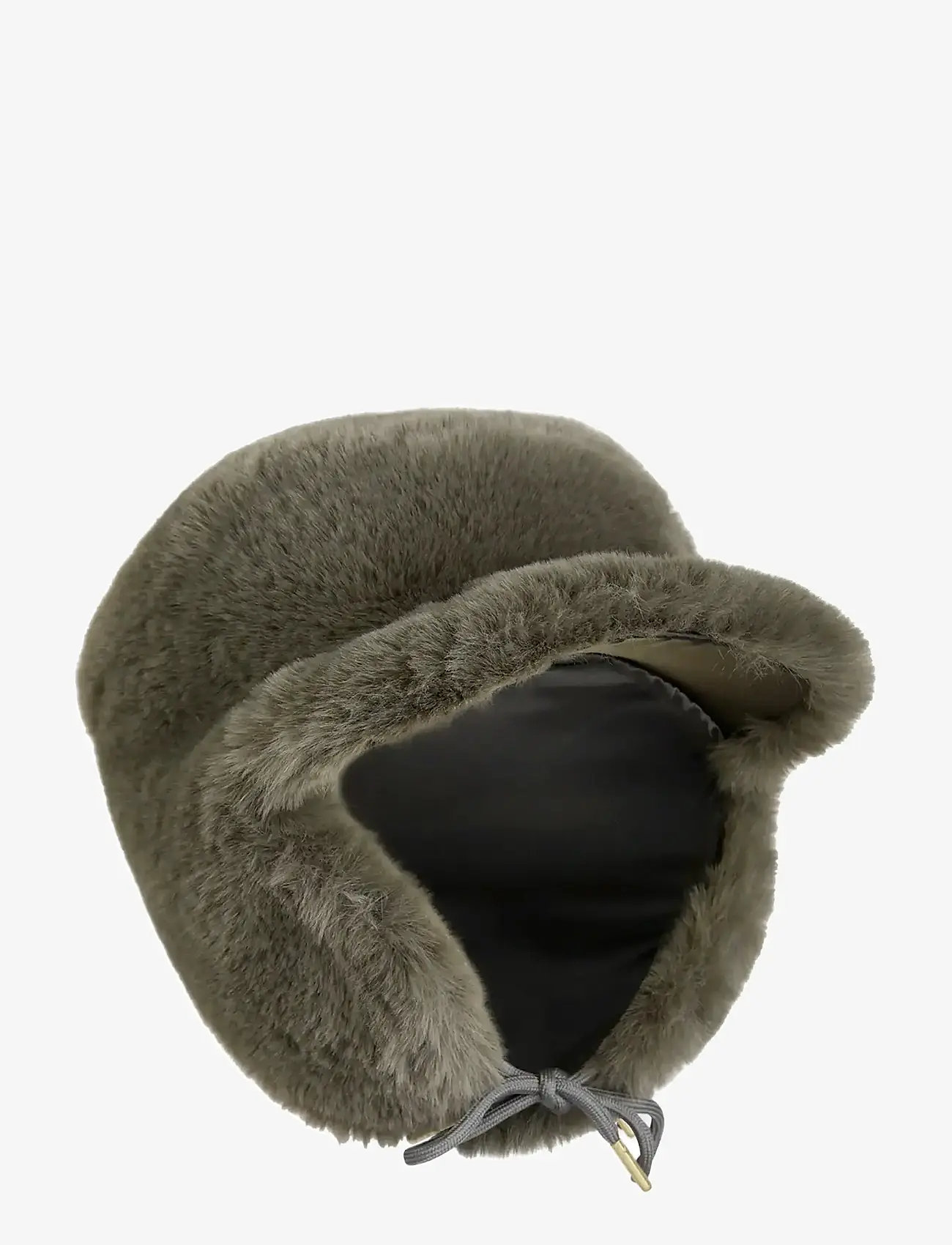 Mini Rodini - Faux fur cap - winter hats - grey - 0