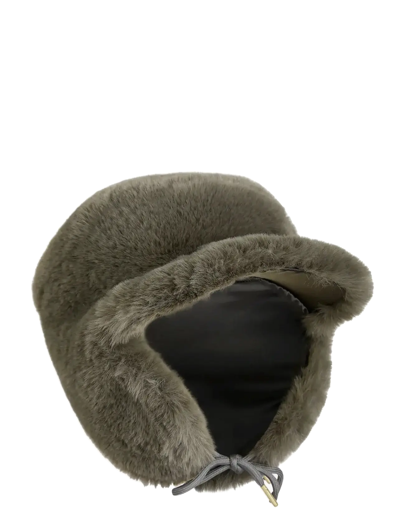 Mini Rodini Faux fur cap - Talvihatut - GREY / grey