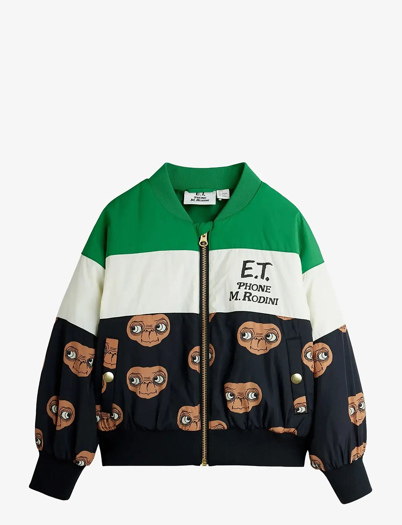 Mini Rodini - E.T. baseball jacket - lette jakker - green - 0