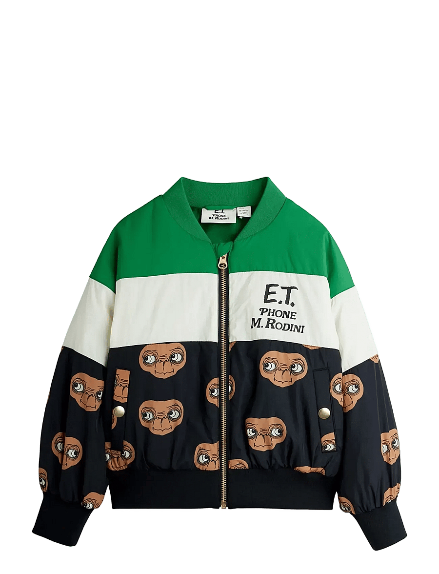 Mini Rodini - E.T. baseball jacket - leichte jacken - green - 0