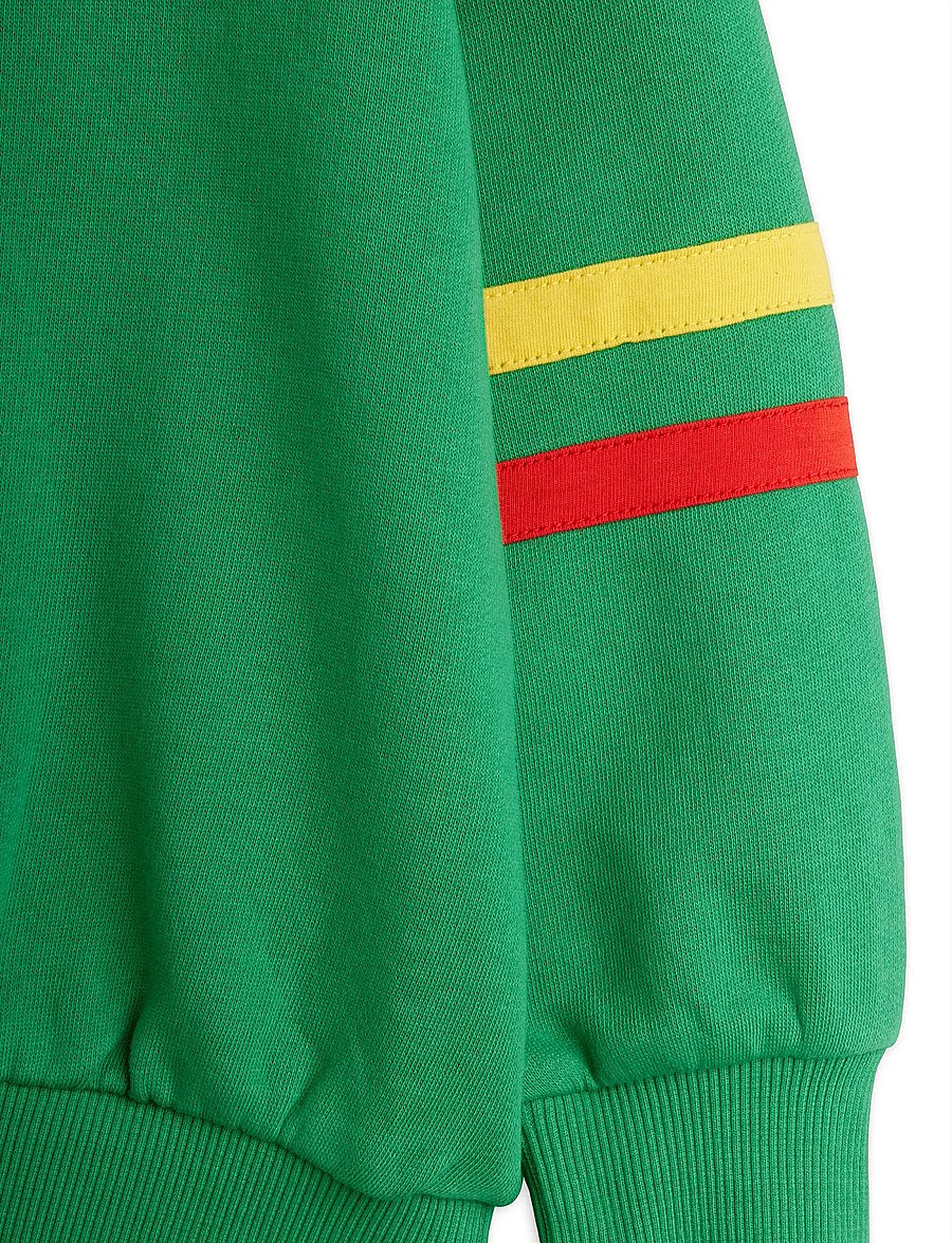 Mini Rodini - E.T emb halfzip sweatshirt - sweatshirts - green - 3