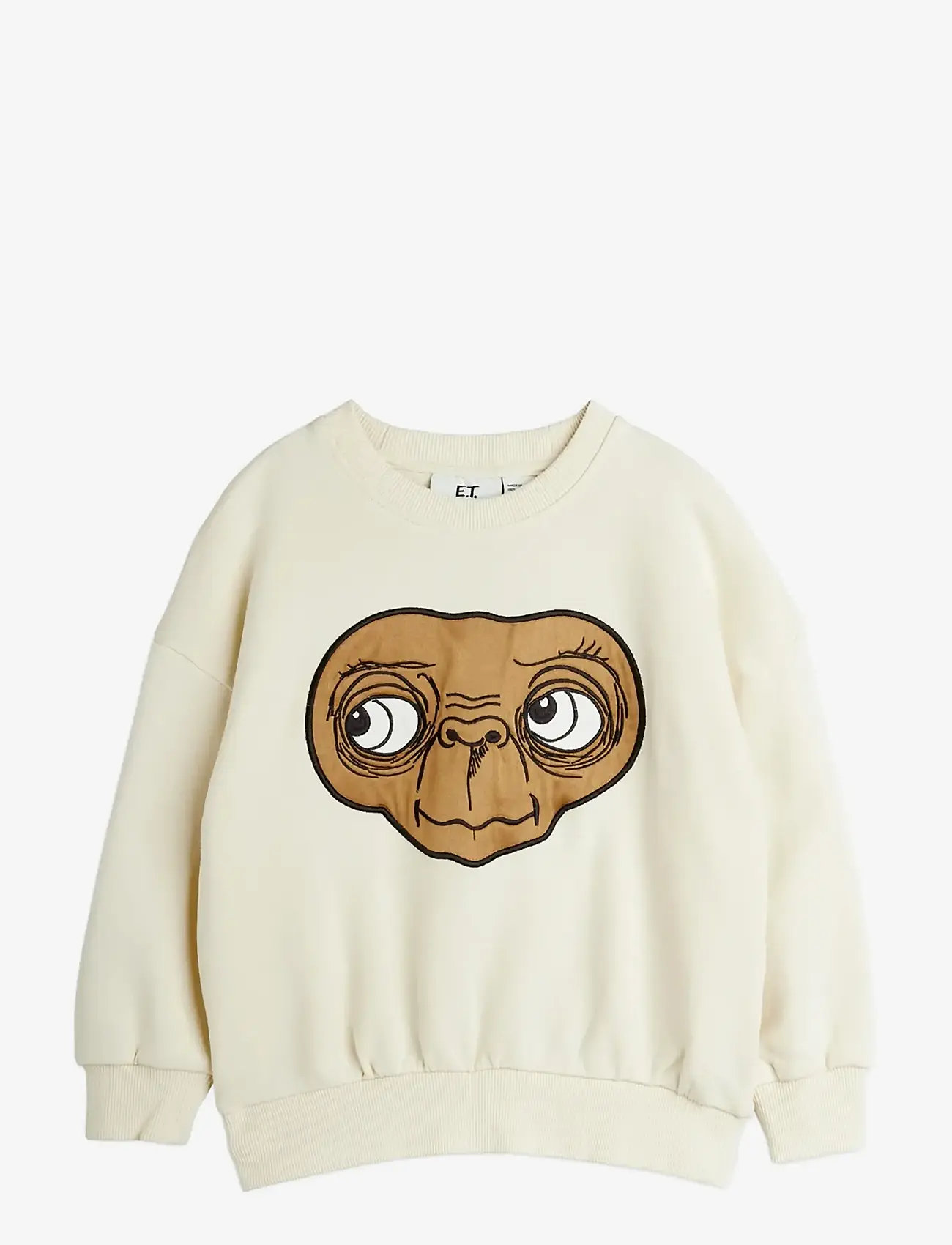 Mini Rodini - E.T application sweatshirt - sweatshirts - off-white - 0