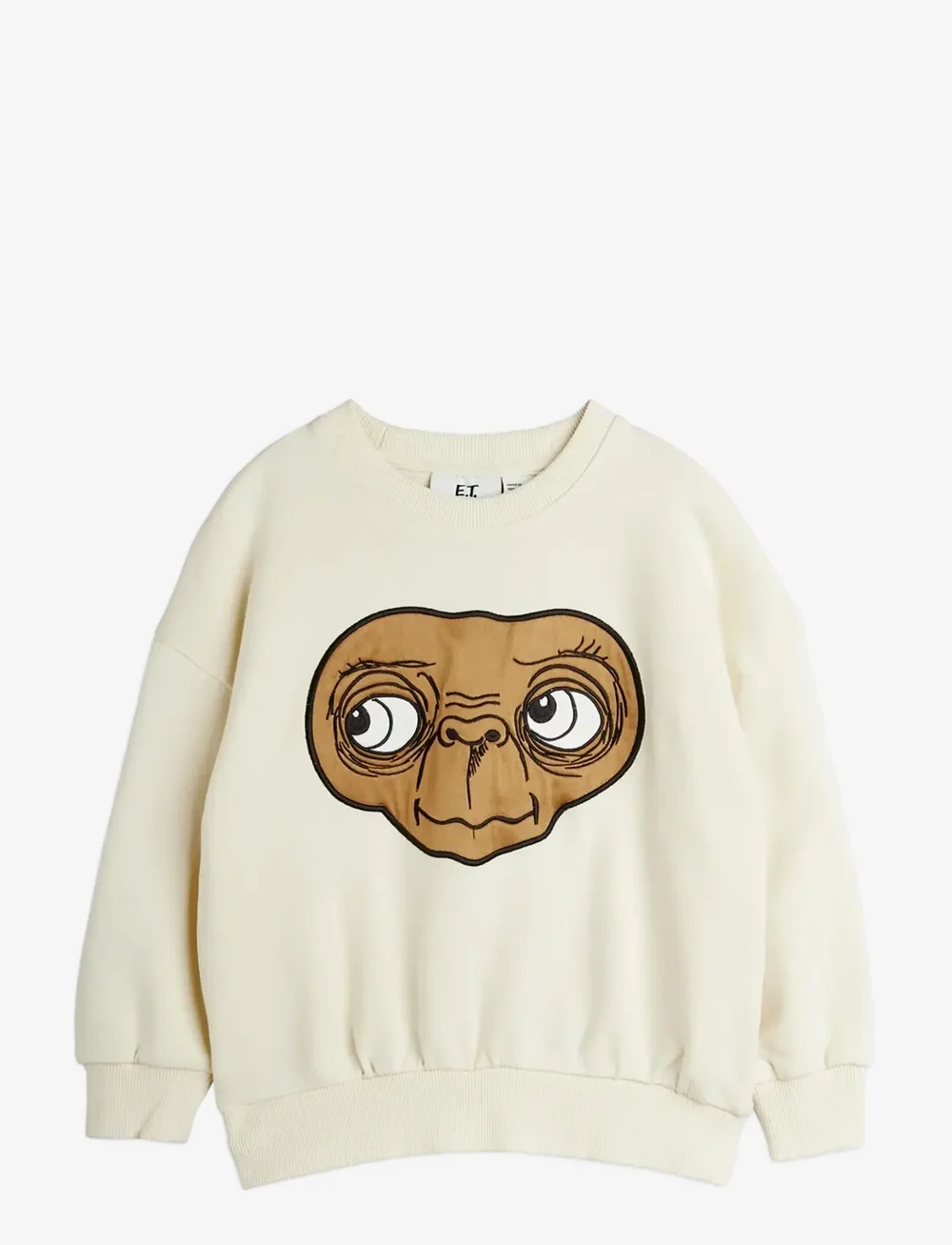 Mini Rodini - E.T application sweatshirt - sweatshirts - off-white - 0