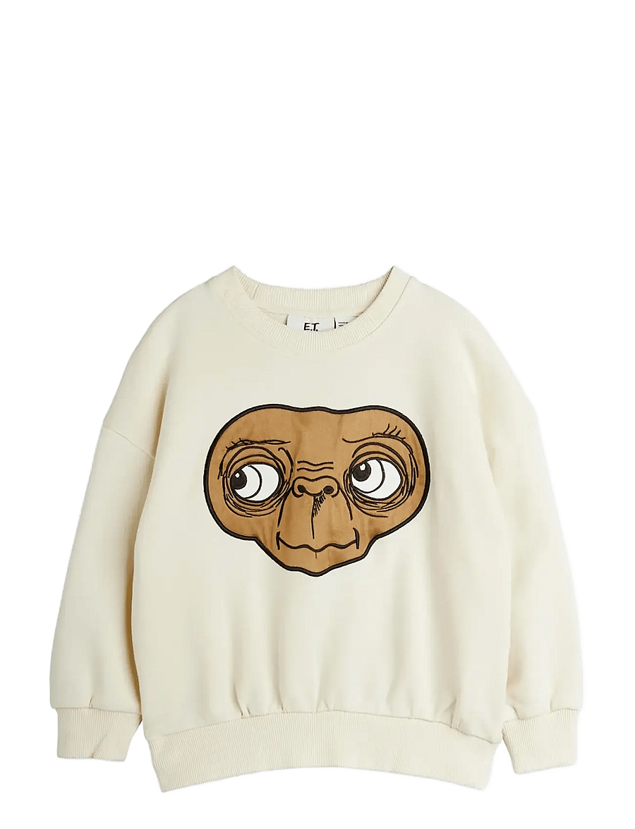 Mini Rodini - E.T application sweatshirt - dressipluusid - off-white - 0