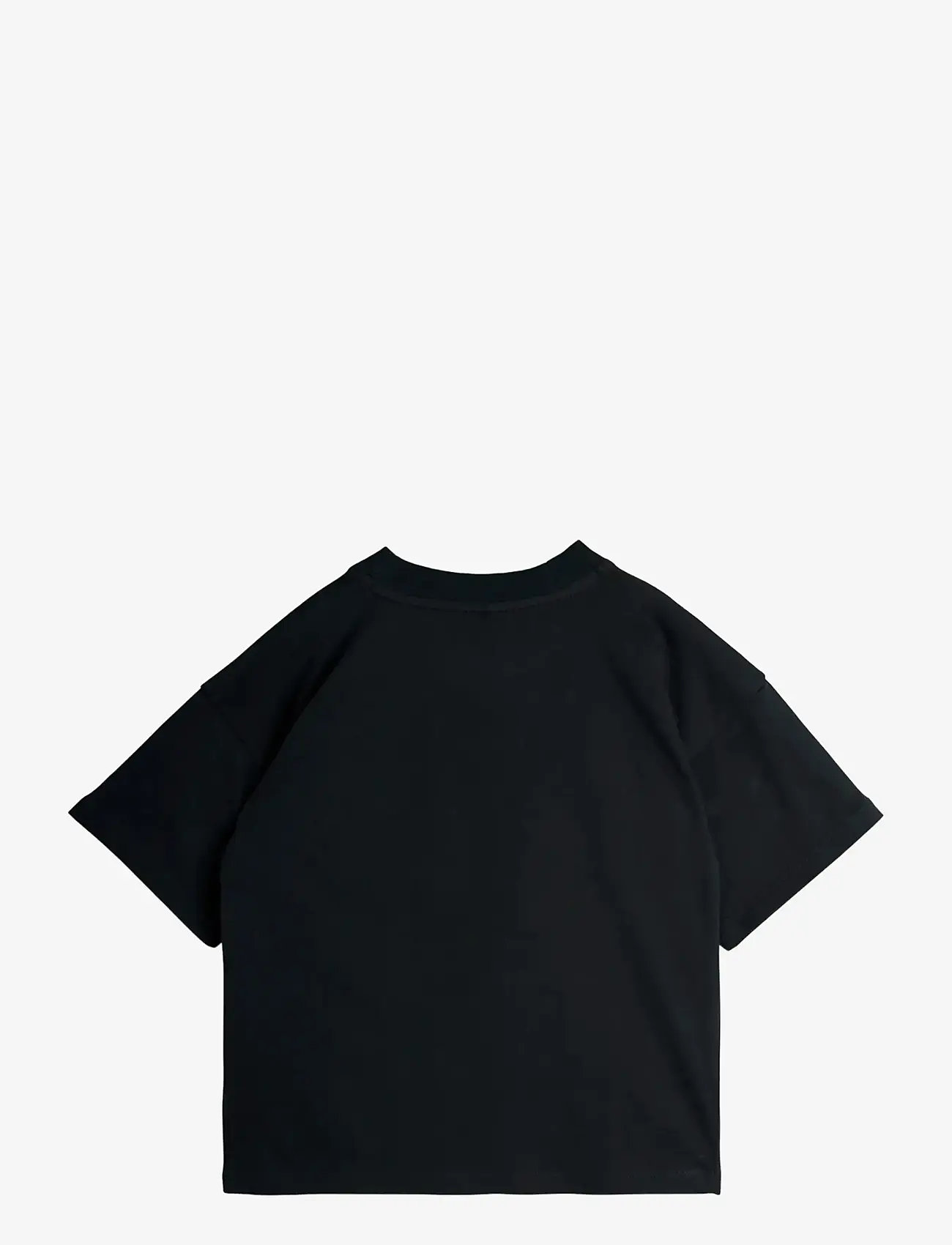 Mini Rodini - E.T emb ss tee - kortærmede t-shirts - black - 1
