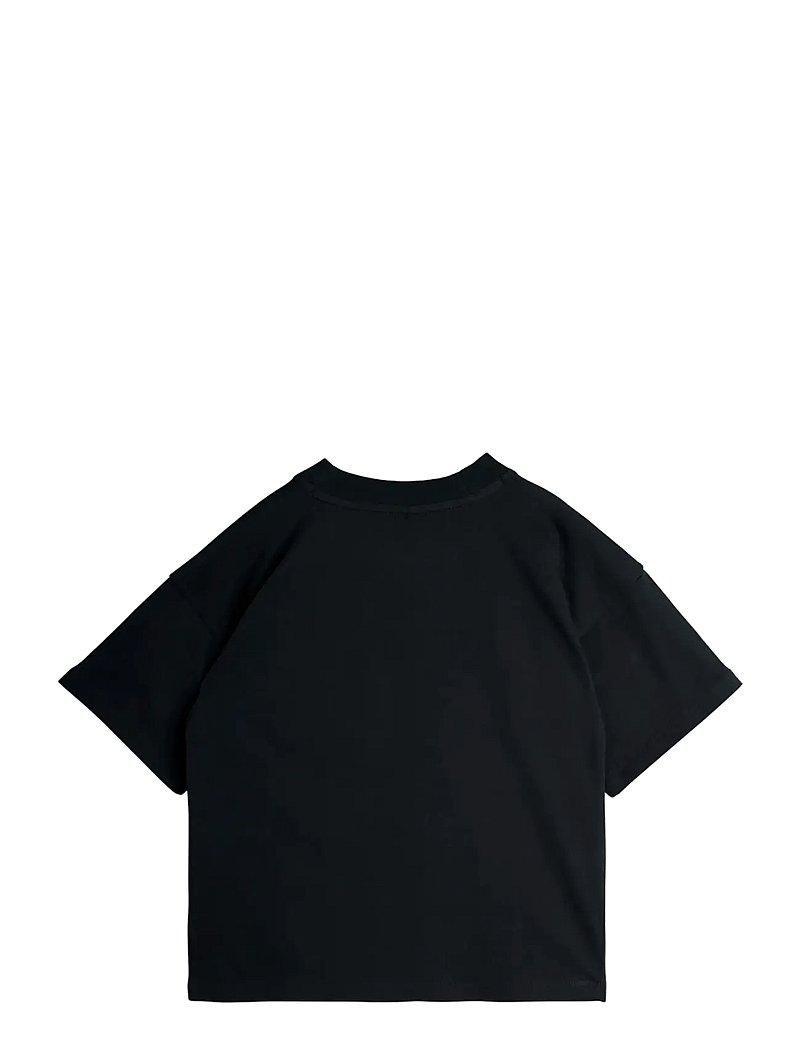 Mini Rodini - E.T emb ss tee - lühikeste varrukatega t-särgid - black - 1