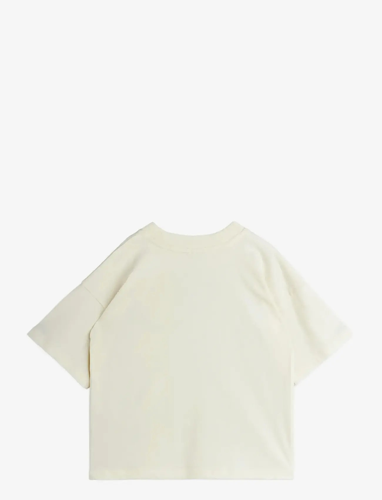 Mini Rodini - E.T emb ss tee - kortærmede t-shirts - off-white - 1