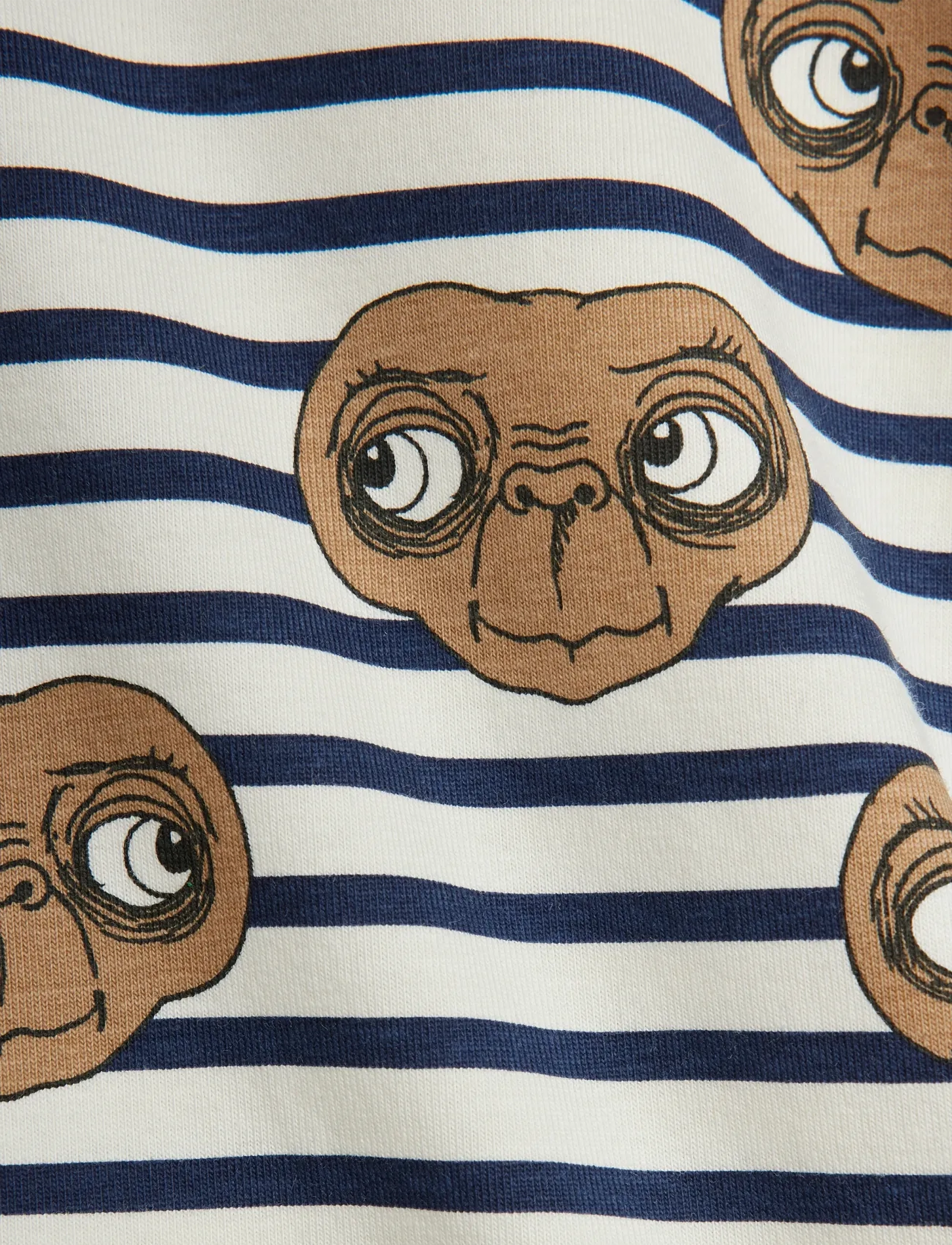 Mini Rodini - E.T stripe aop ss tee - short-sleeved t-shirts - multi - 2