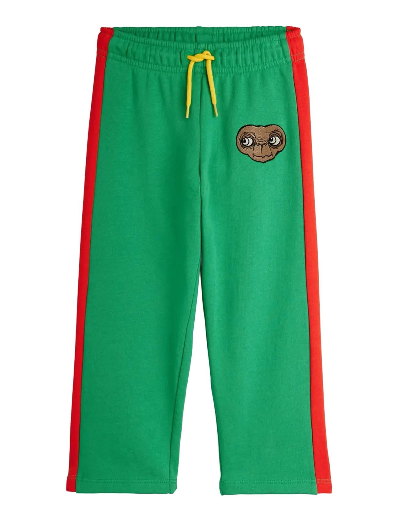 E.T emb sweatpants - GREEN