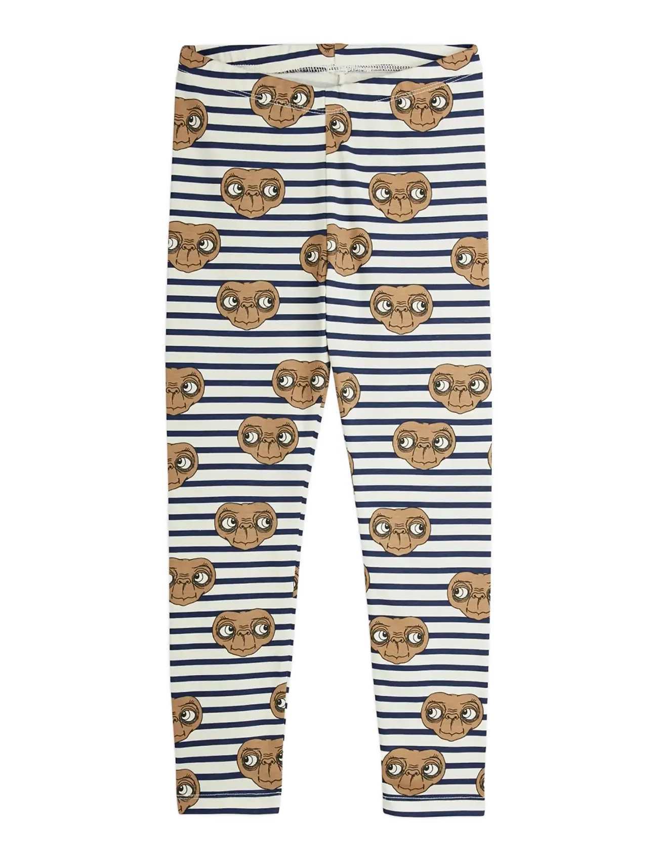 Mini Rodini E.t Stripe Aop Leggings, 128/134, Unterteile, Mehrfarbig/gemustert - Kinder