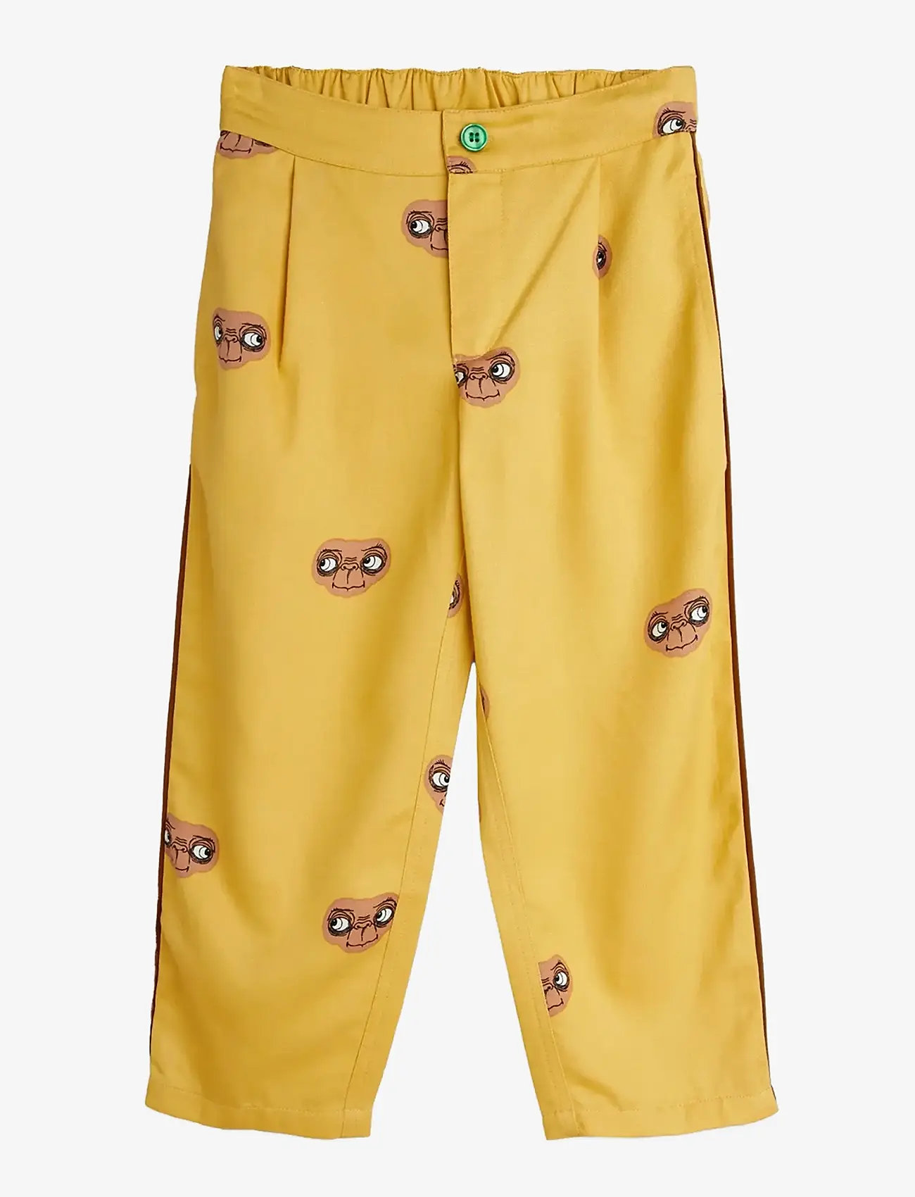 Mini Rodini - E.T aop woven trousers - babybyxor - yellow - 0