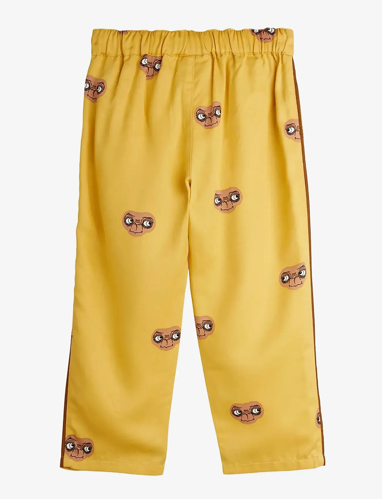 Mini Rodini - E.T aop woven trousers - babybyxor - yellow - 1