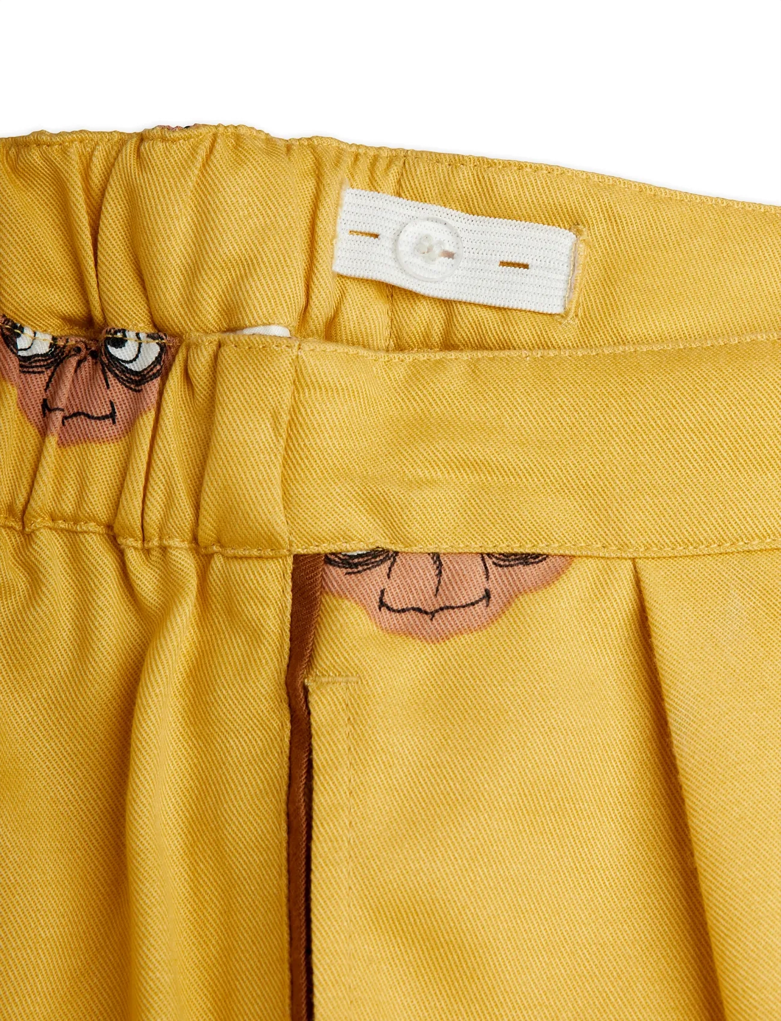 Mini Rodini - E.T aop woven trousers - babybroeken - yellow - 2
