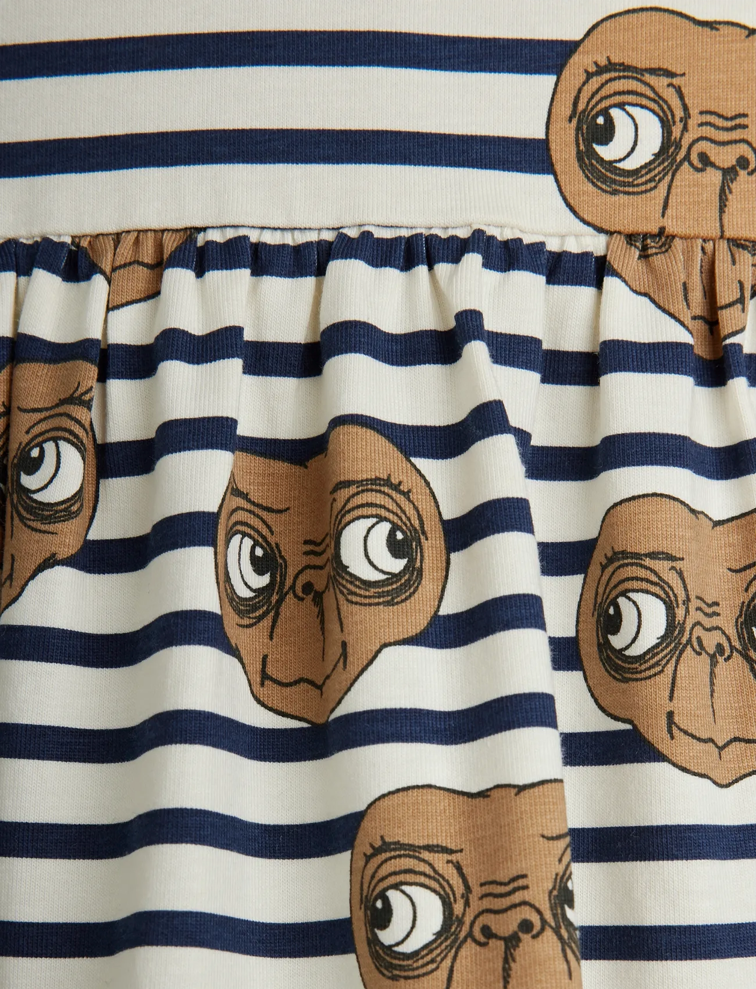 Mini Rodini - E.T stripe aop ss dress - short-sleeved baby dresses - multi - 2