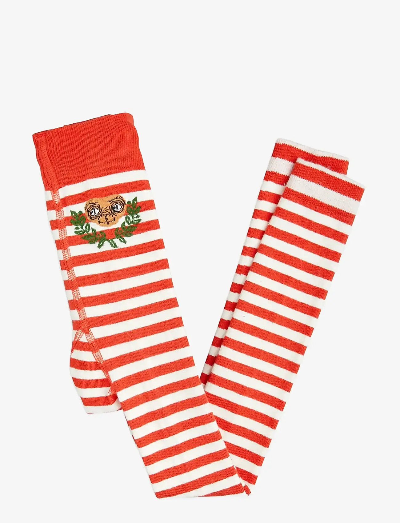 Mini Rodini - E.T stripe 1-pack leggings - strumpfhosen - red - 0