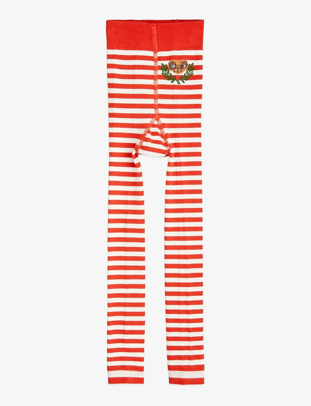 Mini Rodini - E.T stripe 1-pack leggings - strumpfhosen - red - 1