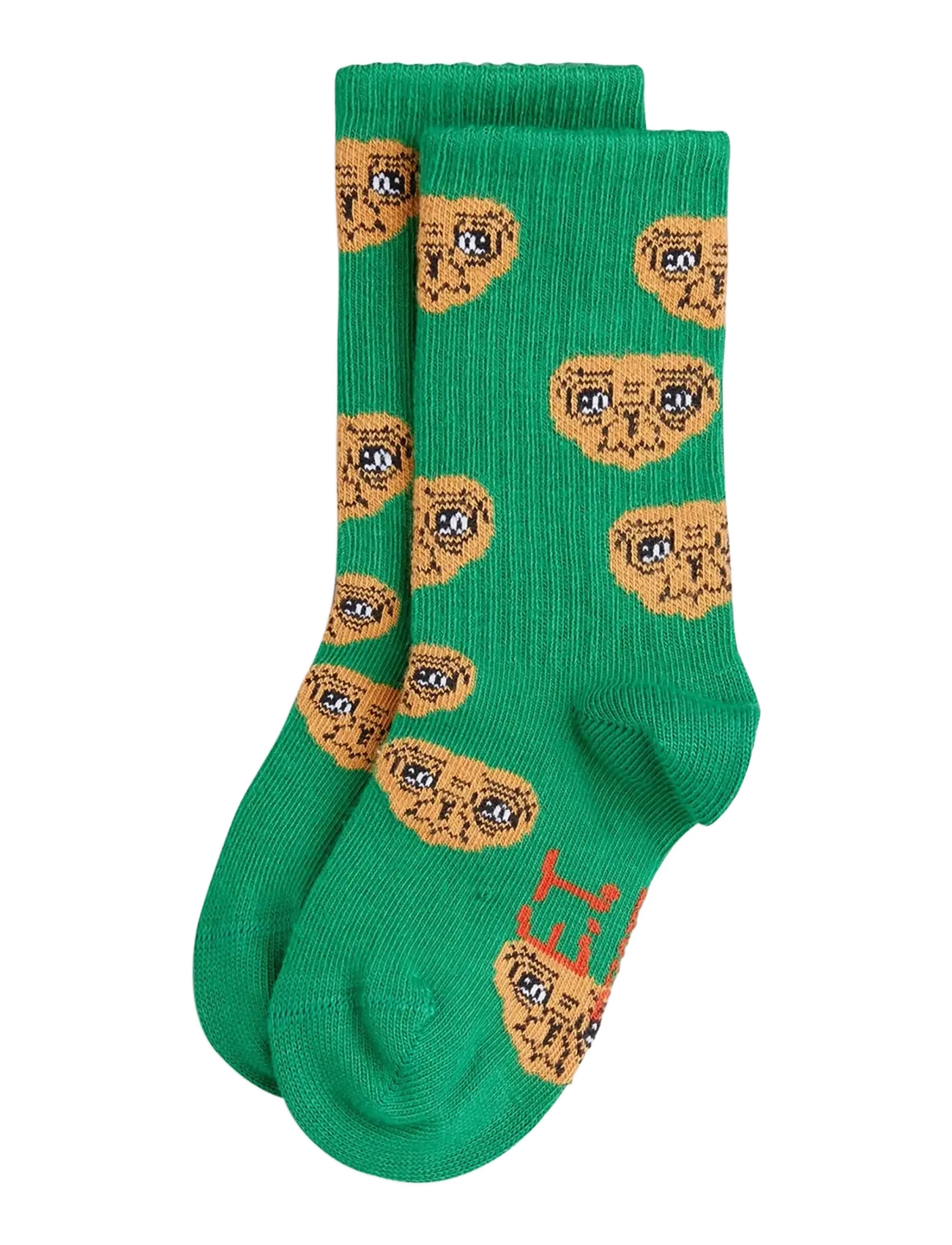 Mini Rodini E.T 1-pack sock - Sokid - GREEN / green