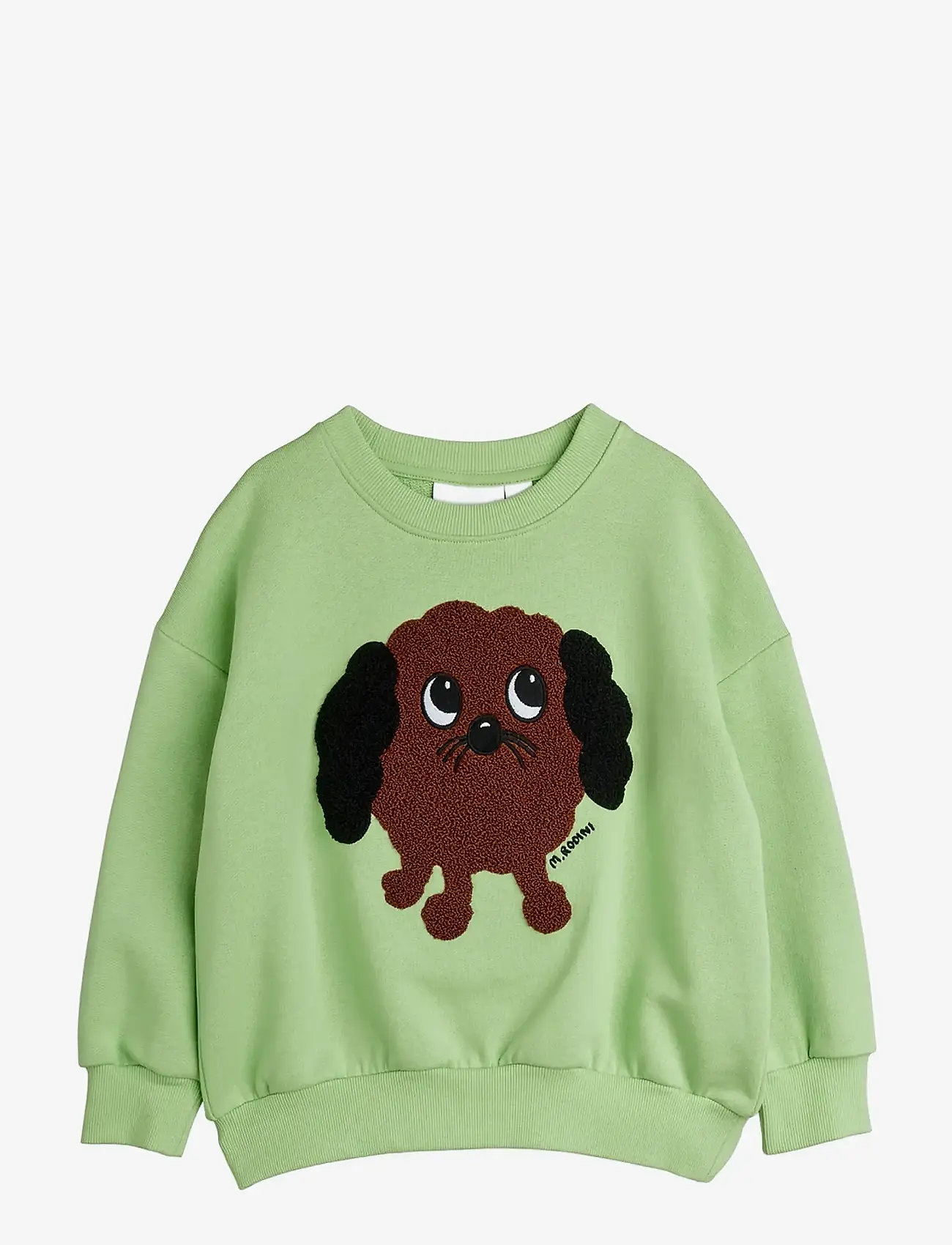 Mini Rodini - Doggie chenille sweatshirt - sweatshirts - green - 0