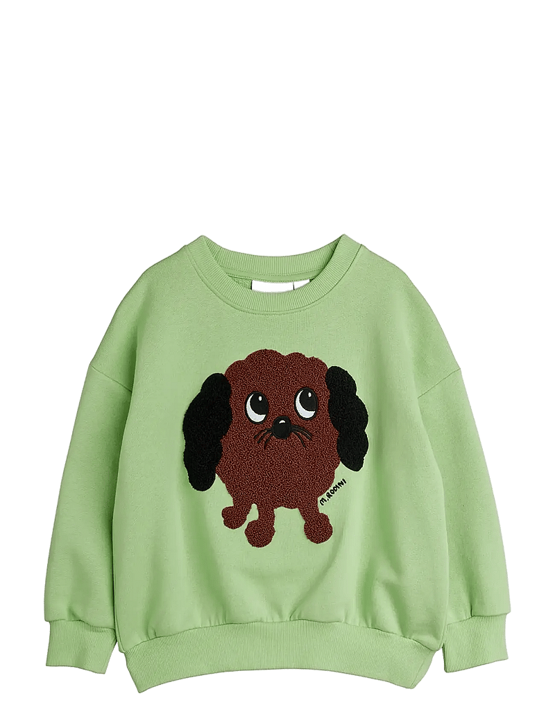 Mini Rodini - Doggie chenille sweatshirt - sweatshirts - green - 0
