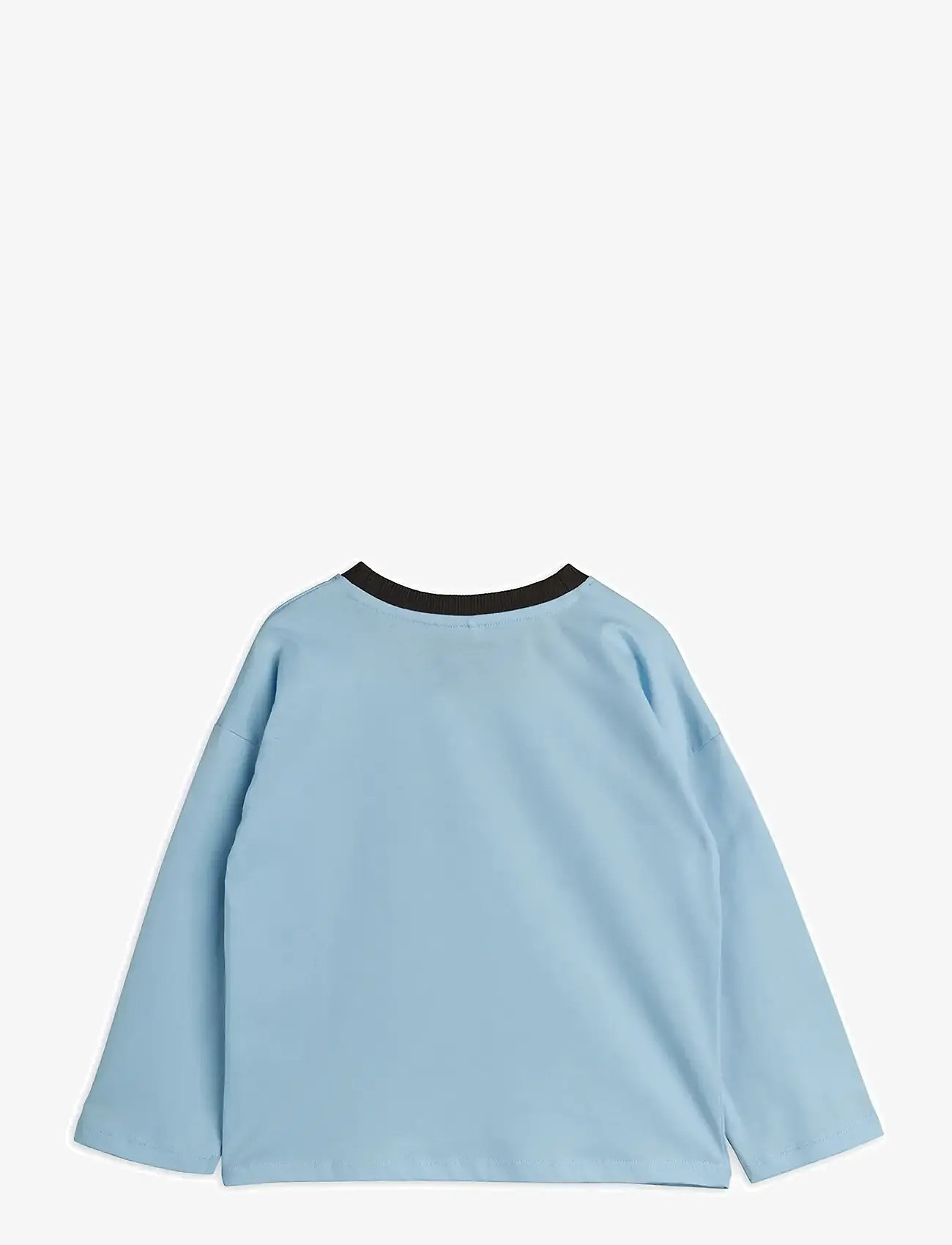 Mini Rodini - Doggies sp ls tee - long-sleeved t-shirts - blue - 1