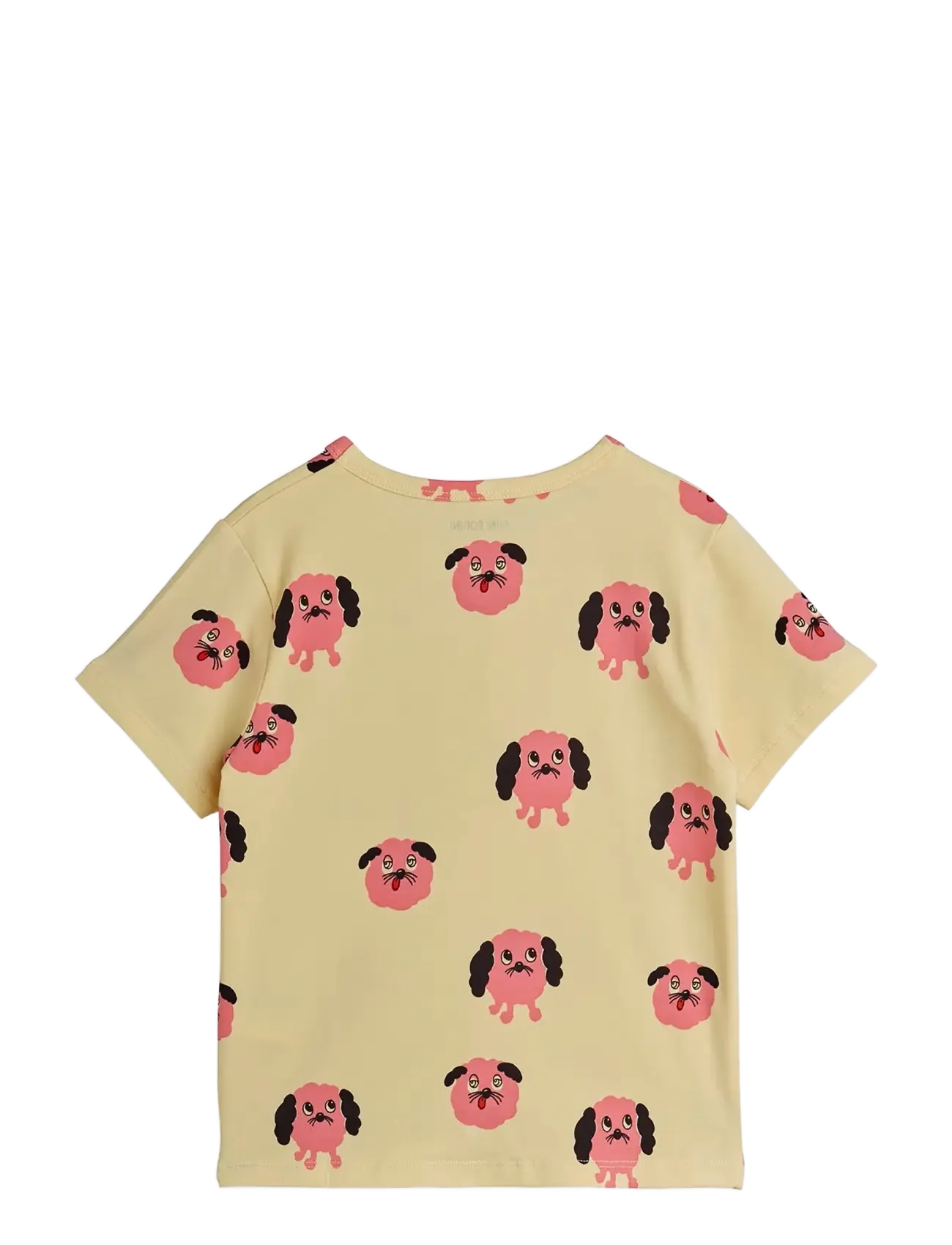 Mini Rodini - Doggies aop ss tee - kurzärmelige - yellow - 1