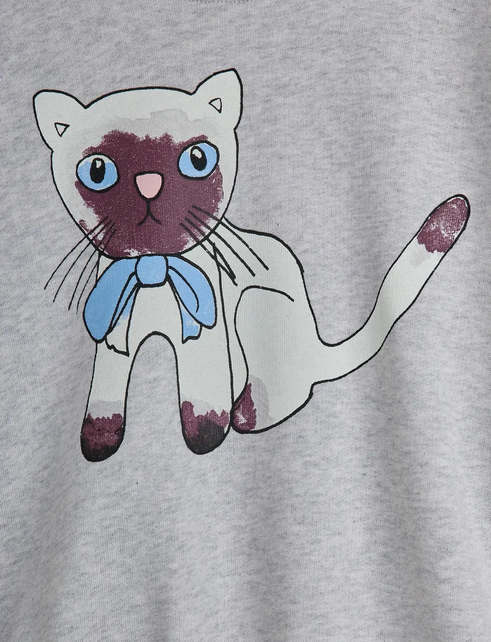 Mini Rodini - Siamese sp sweatshirt - sweatshirts - grey melange - 3