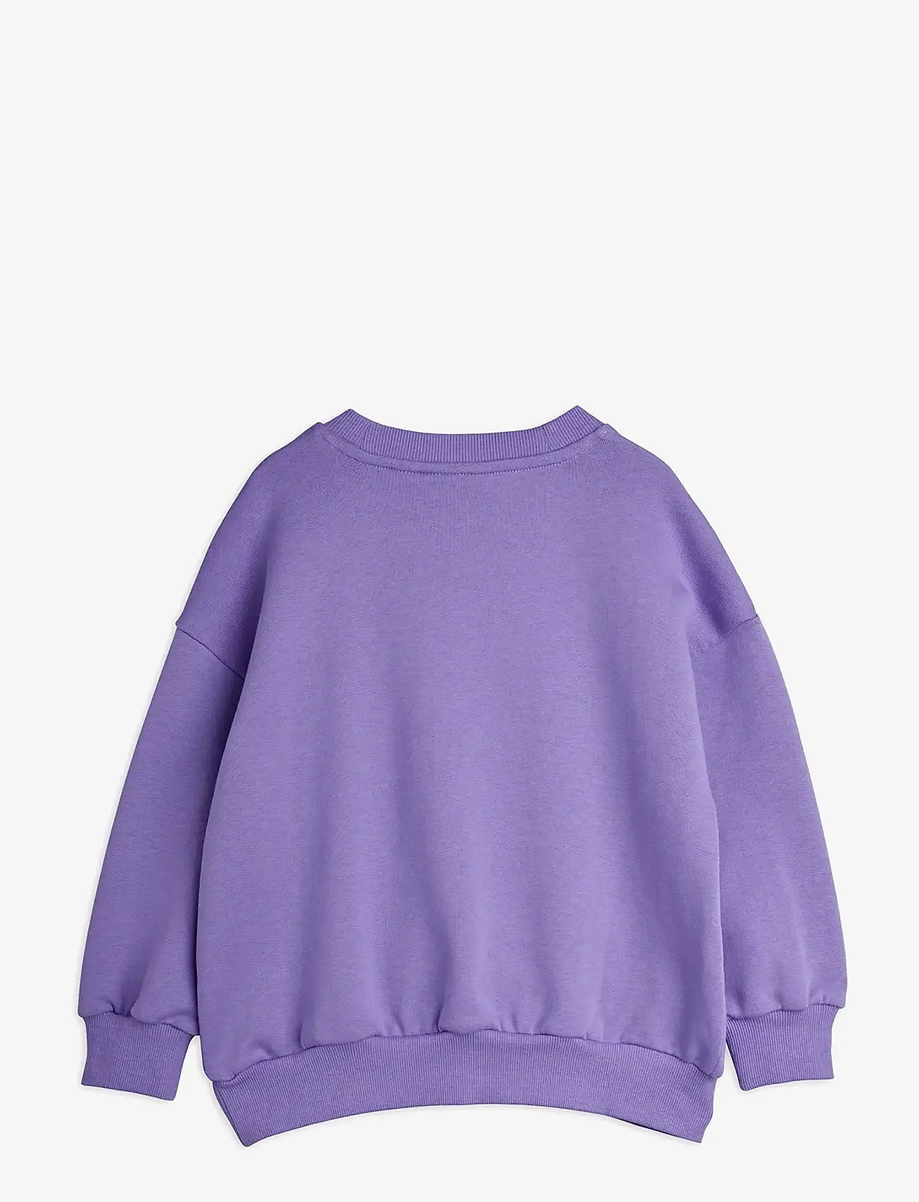 Mini Rodini - Heart in shoes emb sweatshirt - sweatshirts - purple - 1