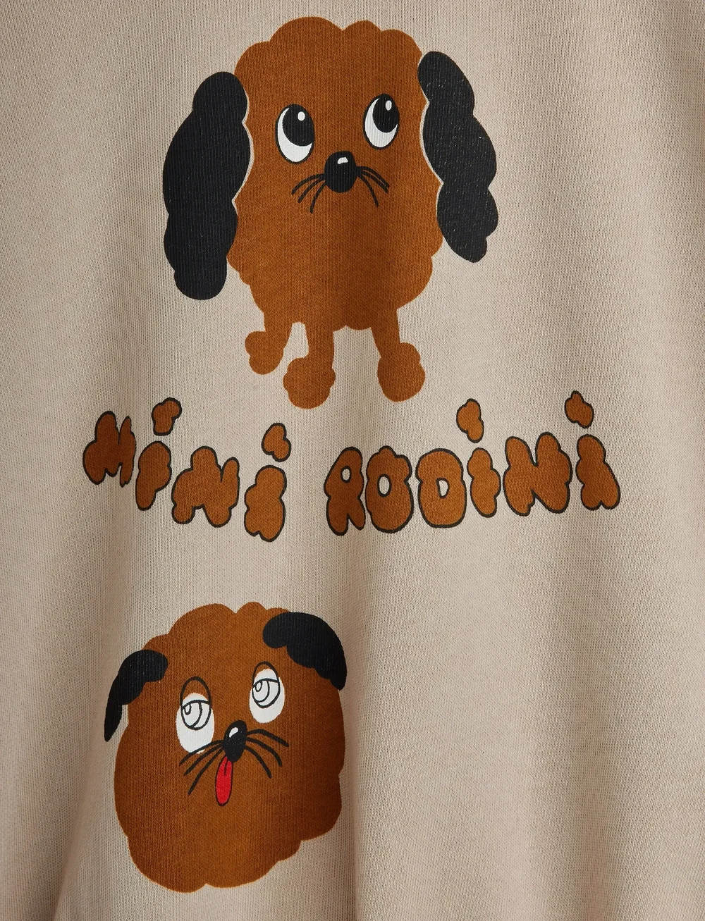 Mini Rodini - Doggies sp sweatshirt - sweatshirts - grey - 3