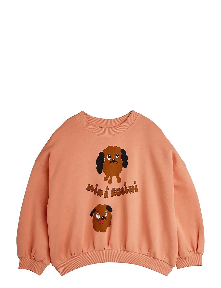 Mini Rodini - Doggies sp sweatshirt - collegepaidat - pink - 0