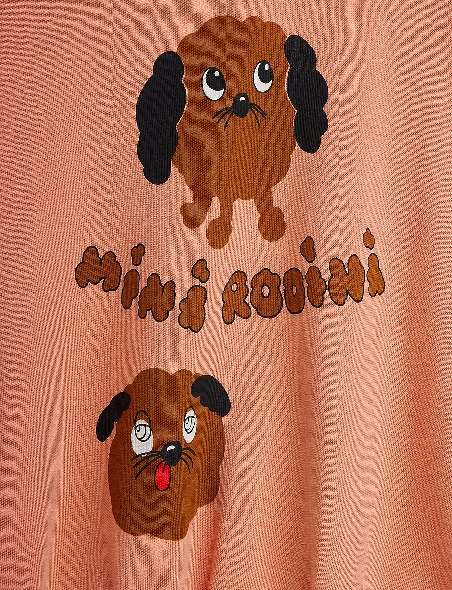 Mini Rodini - Doggies sp sweatshirt - collegepaidat - pink - 3