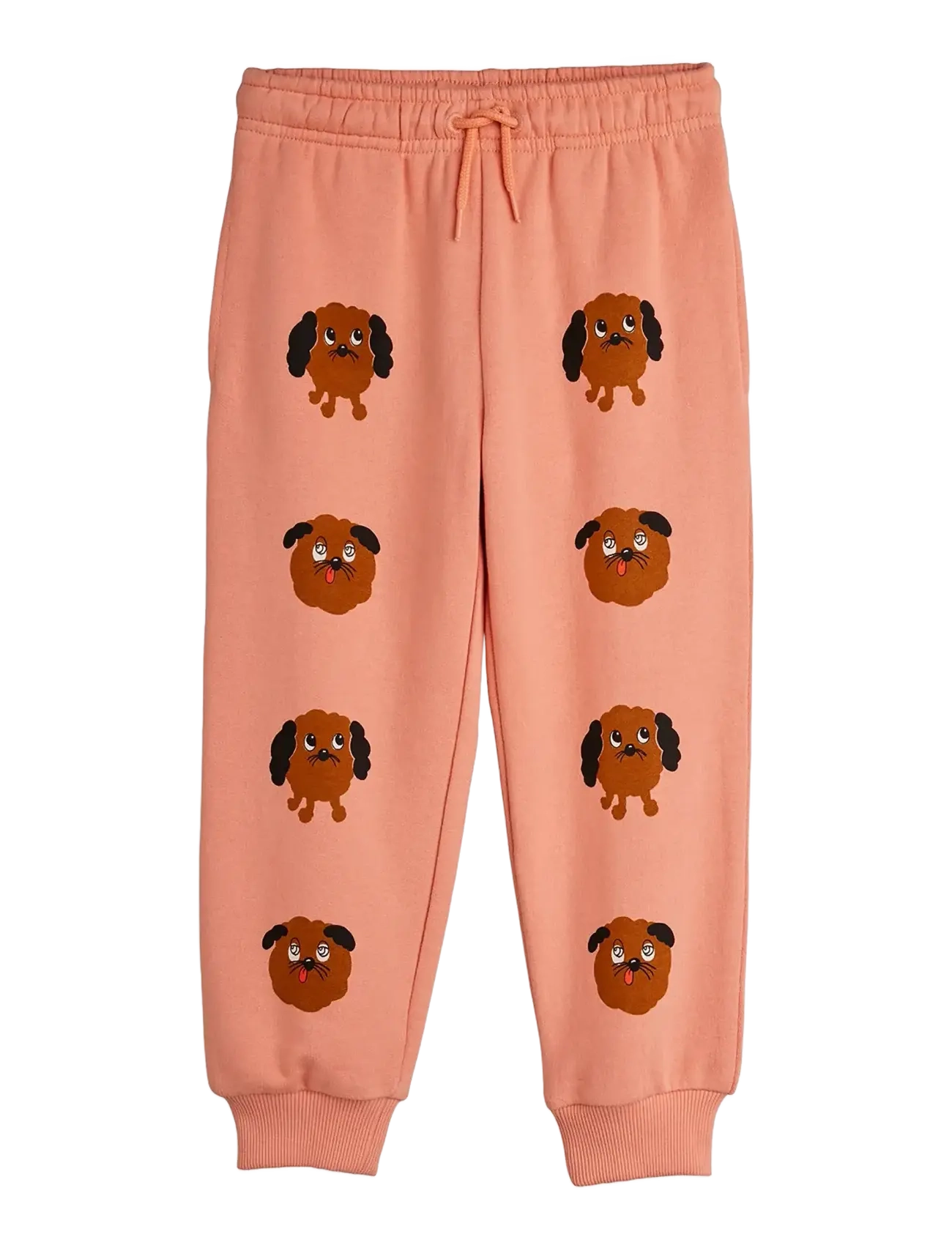 Mini Rodini Doggies Sp Sweatpants, 92/98, Coral, Underdele > Joggingbukser, Børn