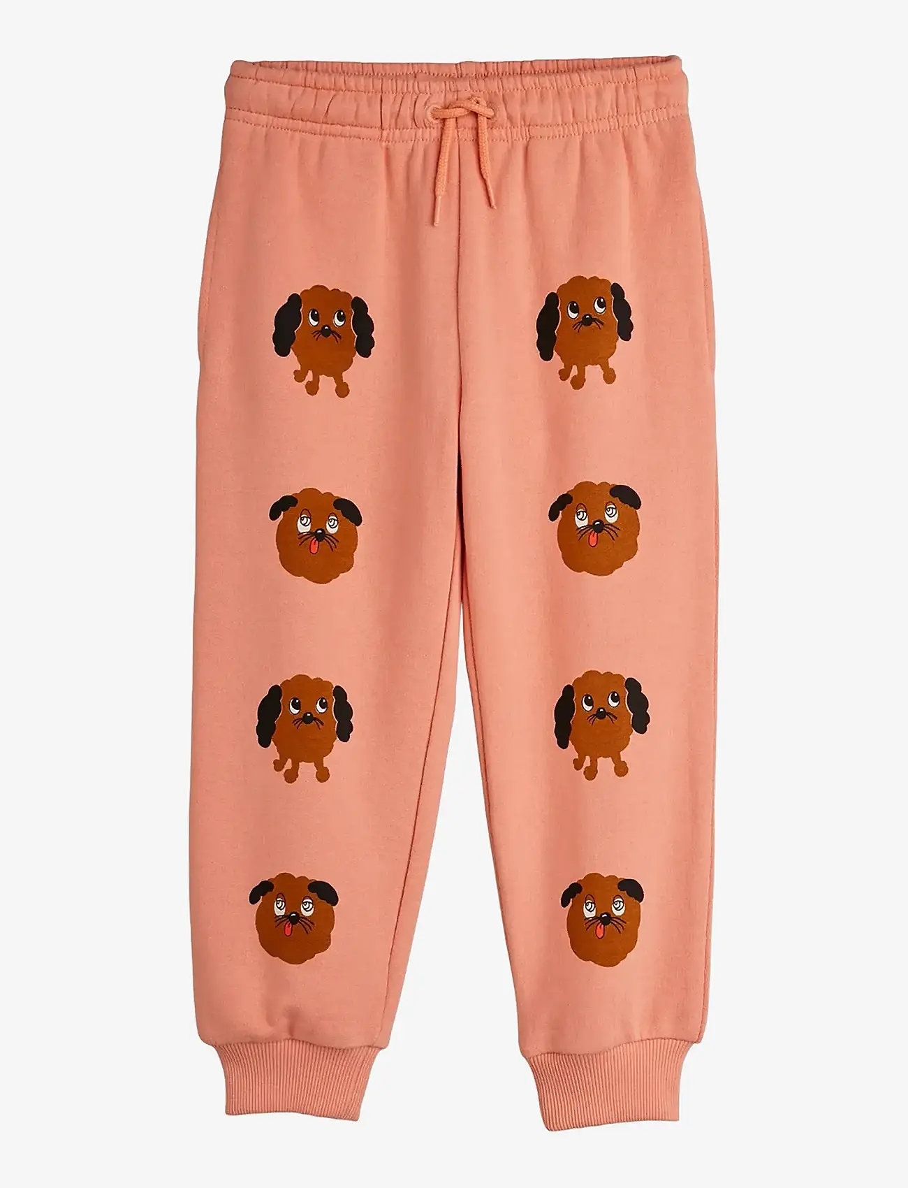 Mini Rodini - Doggies sp sweatpants - sweatpants - pink - 0