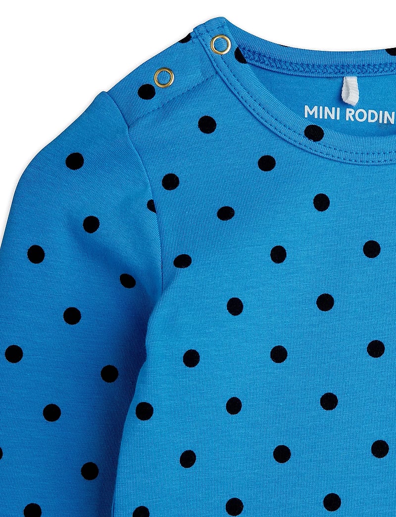 Mini Rodini - Polka dots aop baby set - sets met romper - blue - 2