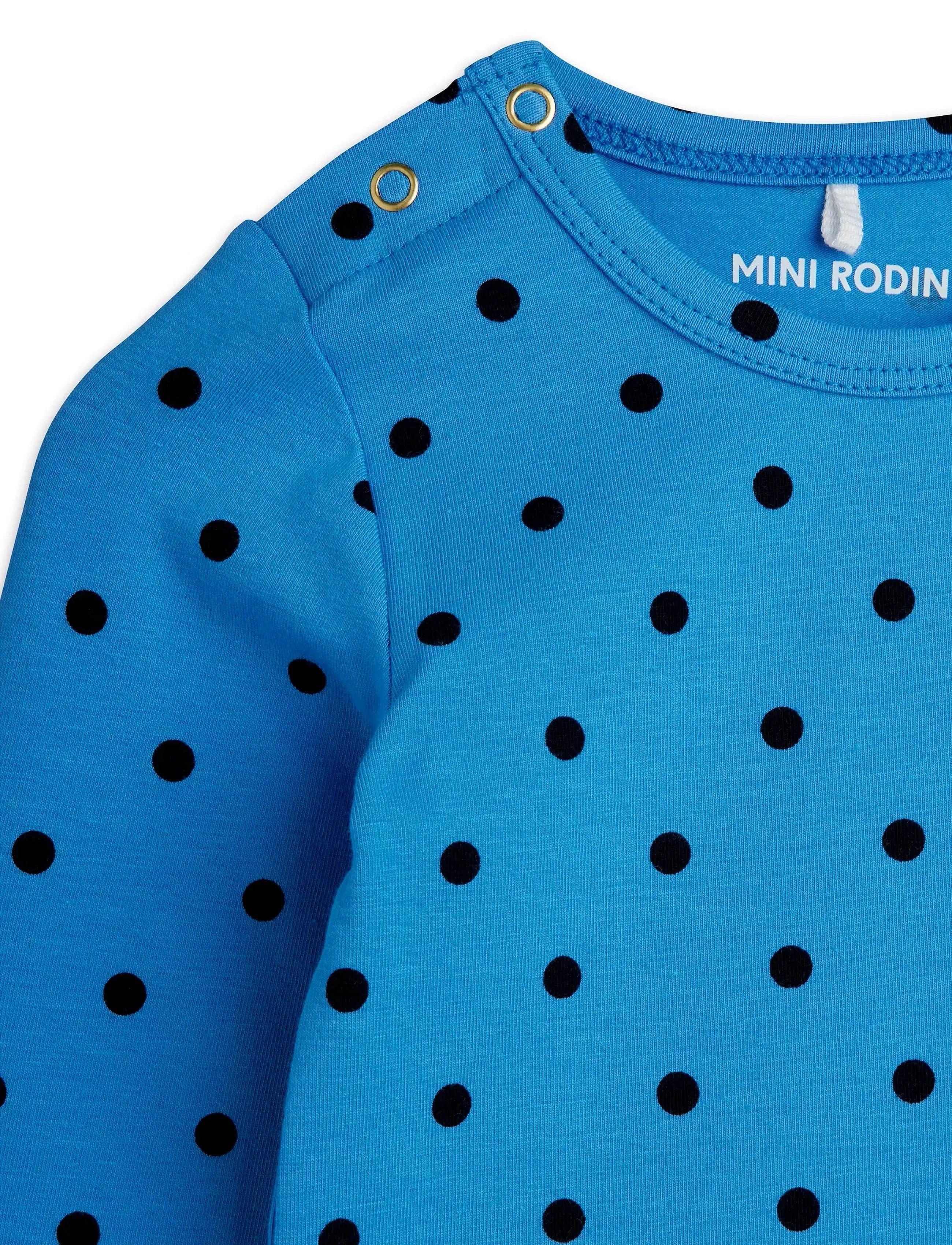 Mini Rodini - Polka dots aop baby set - sets mit body - blue - 2