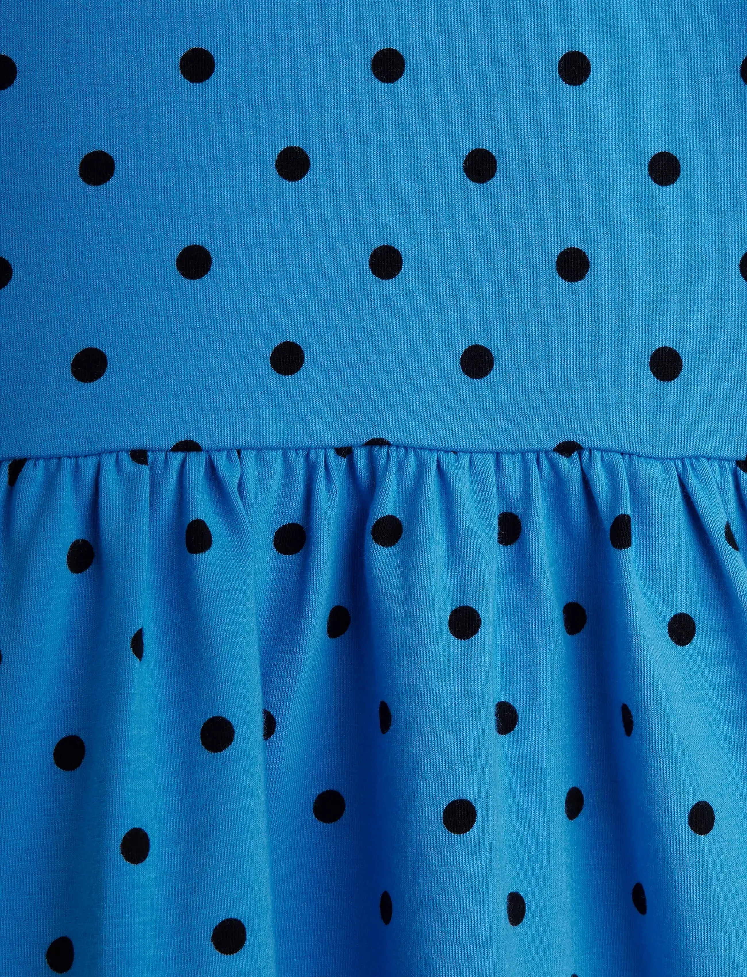 Mini Rodini - Polka dots aop ls dress - blue - 2