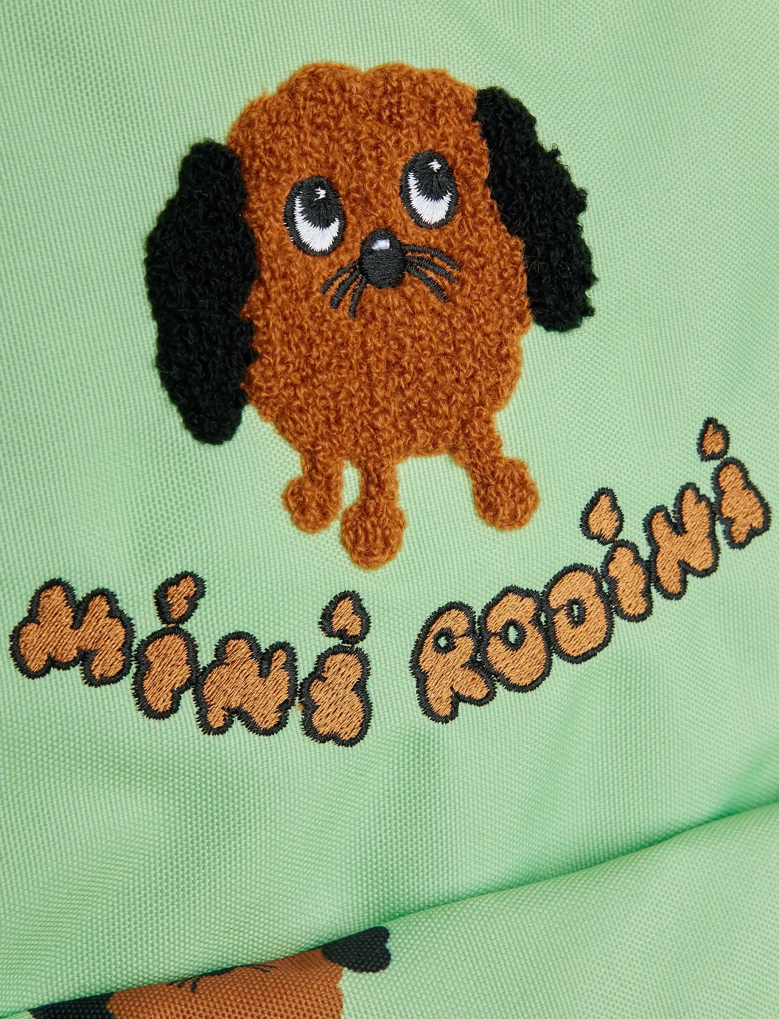 Mini Rodini - Doggies aop school aop backpack - seljakotid - green - 5