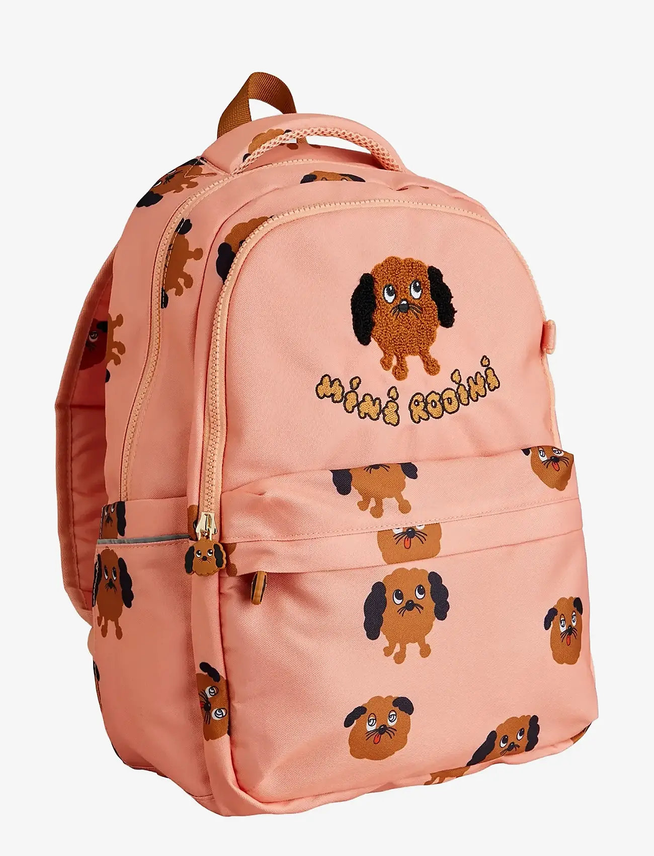 Mini Rodini - Doggies aop school aop backpack - rucksäcke - pink - 0
