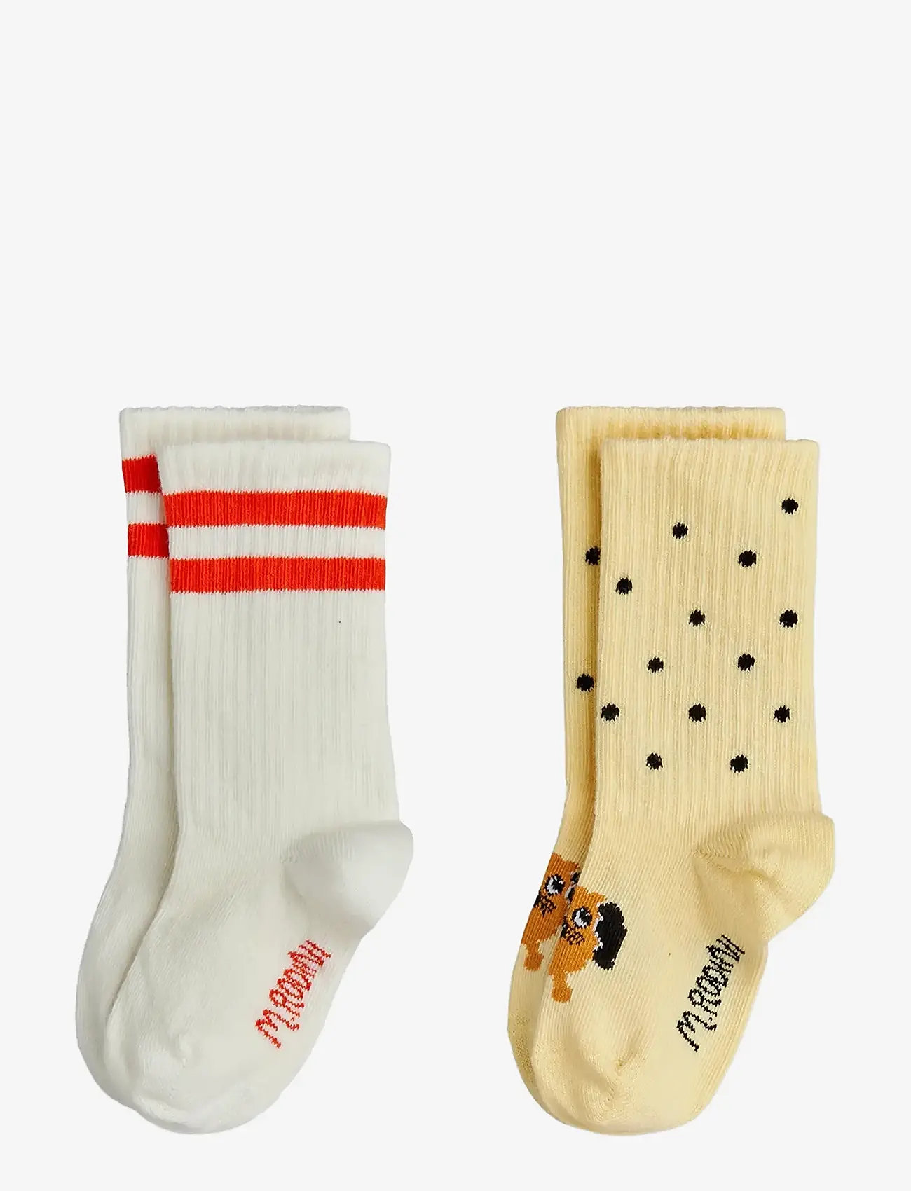 Mini Rodini - Doggie 2-pack baby socks - kojinės kūdikiams - multi - 0