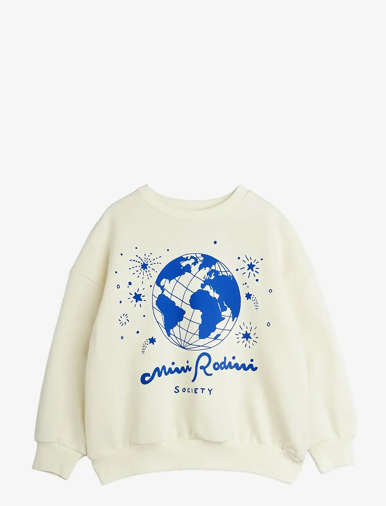 Mini Rodini - Mini Rodini society sp sweatshirt - sweatshirts - white - 0