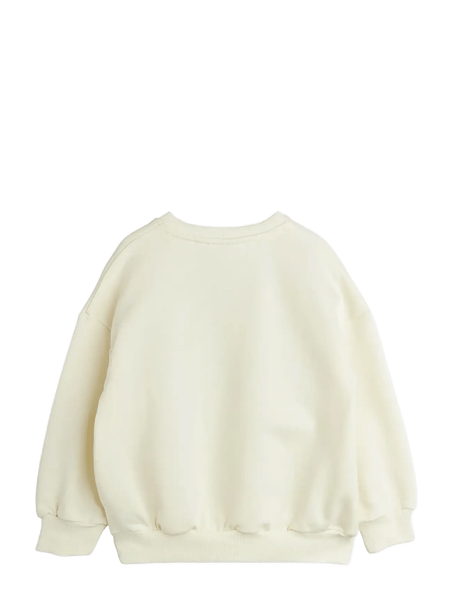 Mini Rodini - Mini Rodini society sp sweatshirt - dressipluusid - white - 1