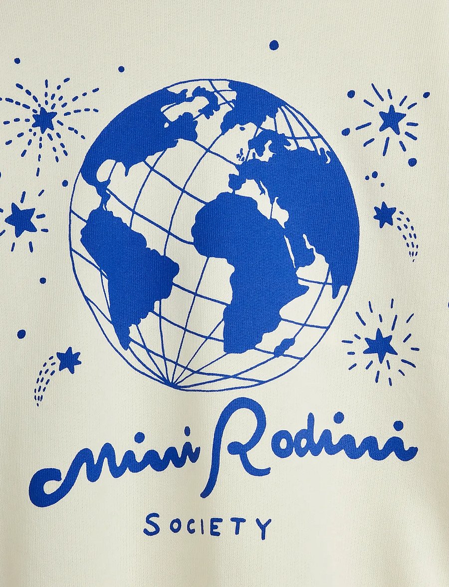 Mini Rodini - Mini Rodini society sp sweatshirt - dressipluusid - white - 2