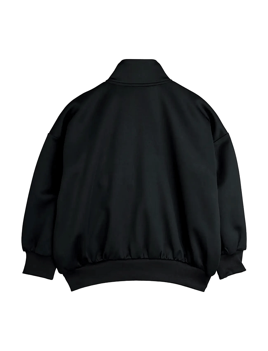Mini Rodini - Ritzratz patch tracksuit jacket - leichte jacken - black - 1
