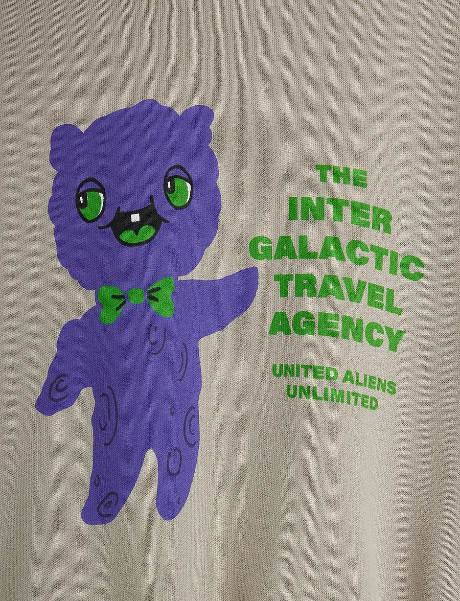 Mini Rodini - Alien travel agency sp sweatshirt - sweatshirts - grey - 2