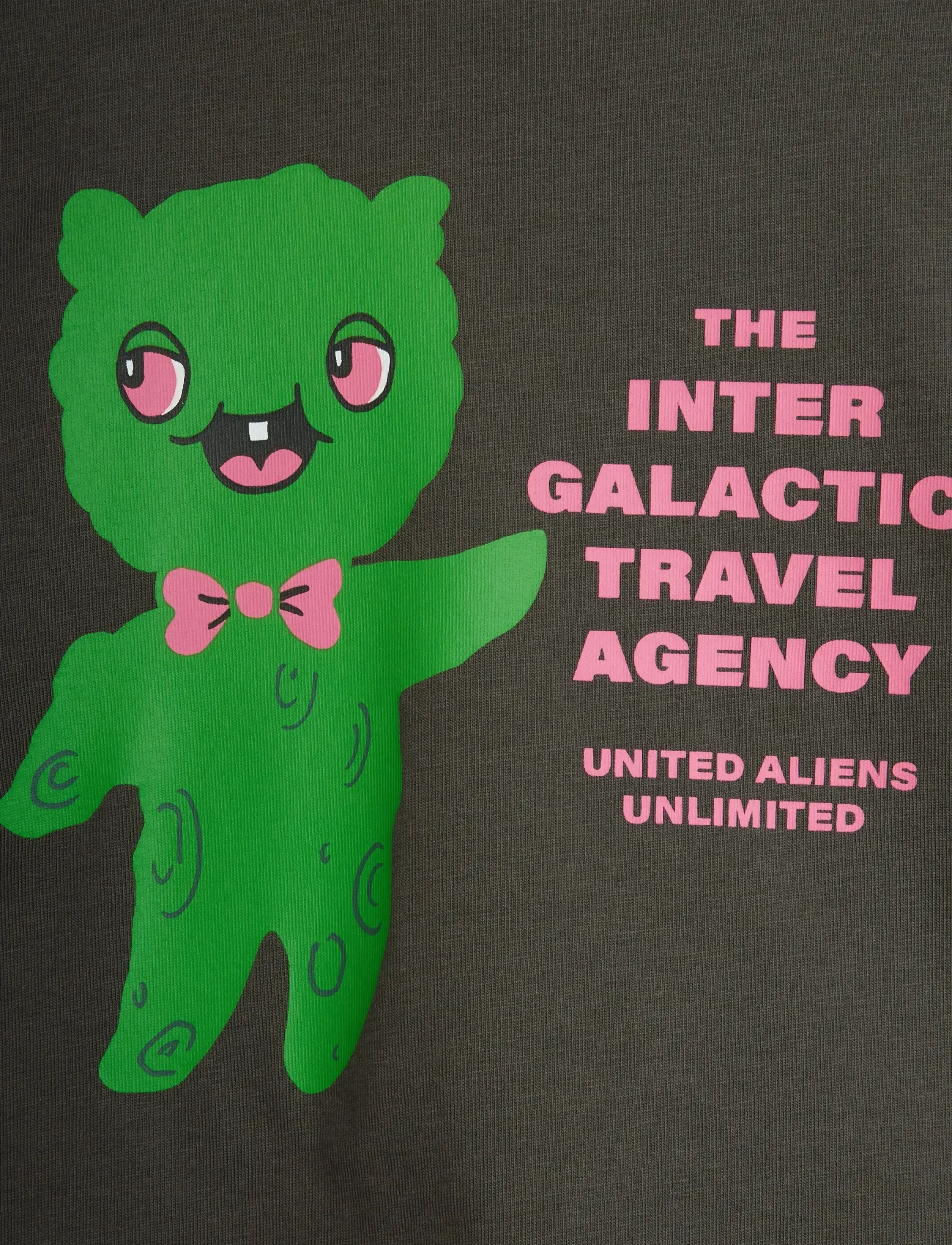 Mini Rodini - Alien travel agency sp ls tee - pikkade varrukatega t-särgid - grey - 2