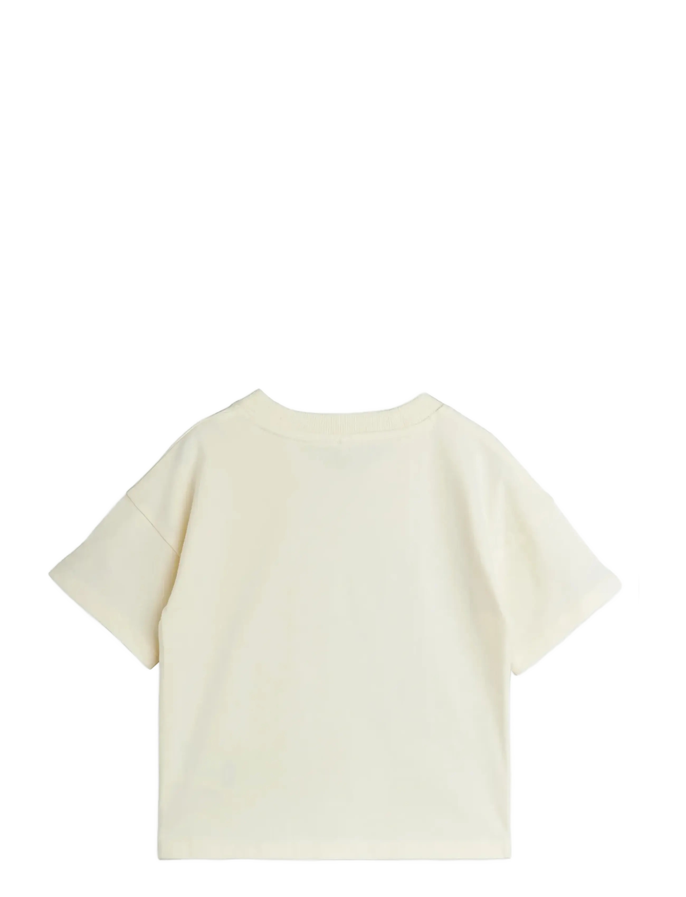 Mini Rodini - Alien travel agency sp ss tee - korte mouwen - off-white - 1